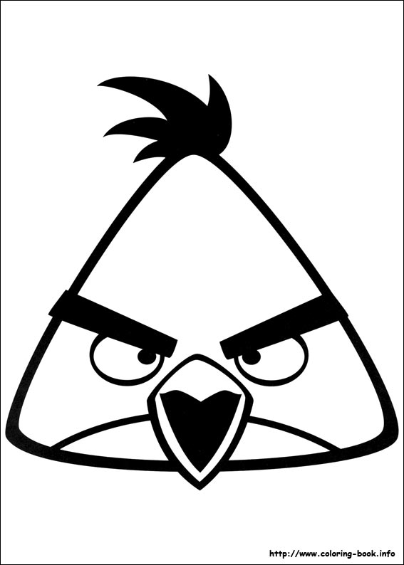 Plansa de colorat cu Angry Birds 142 49